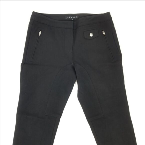 𝅺euc Theory black stretch equestrian style leggings - Picture 3 of 10